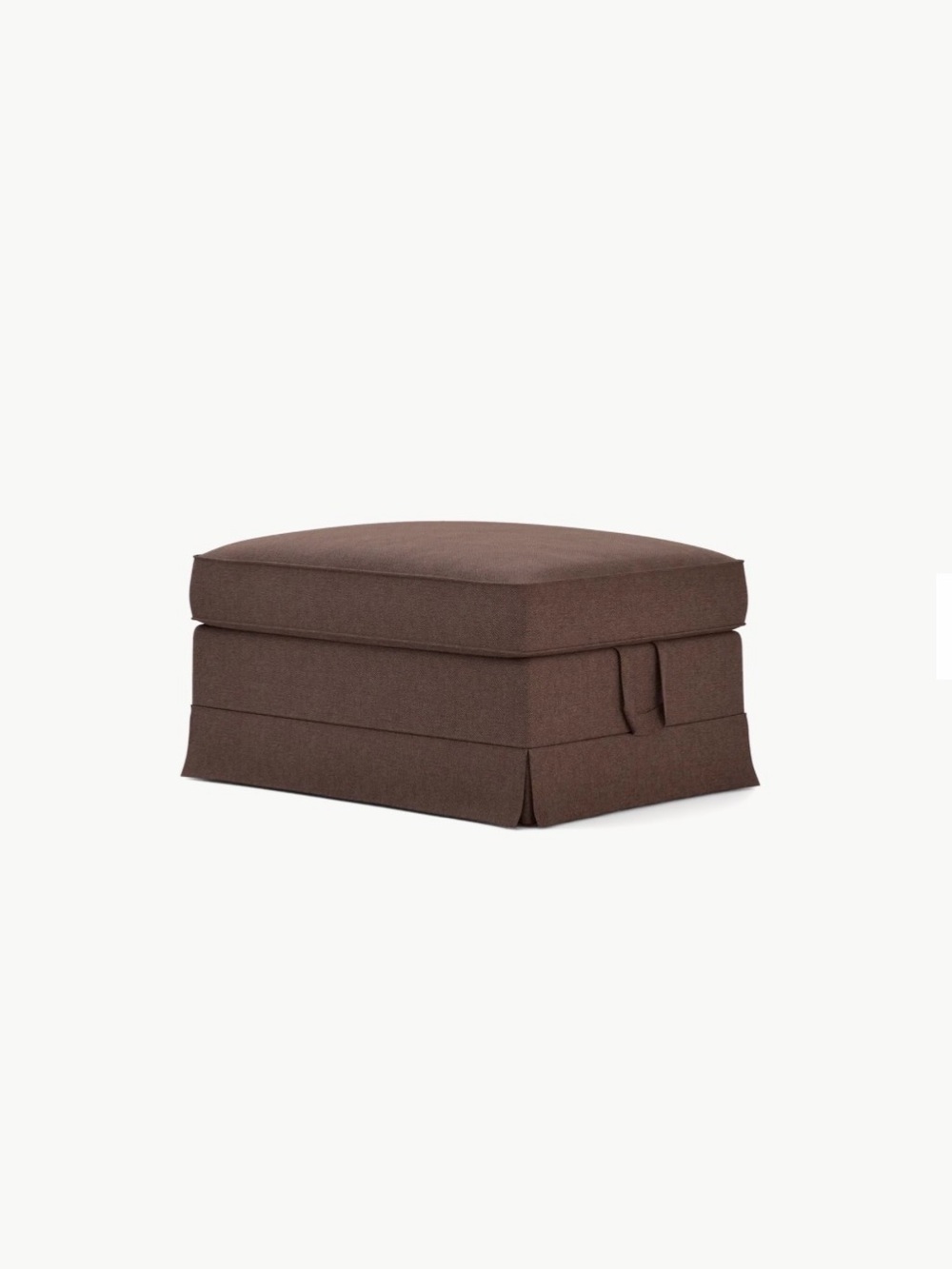 IKEA Ektorp Ottoman Slipcover in Jonsboda Brown